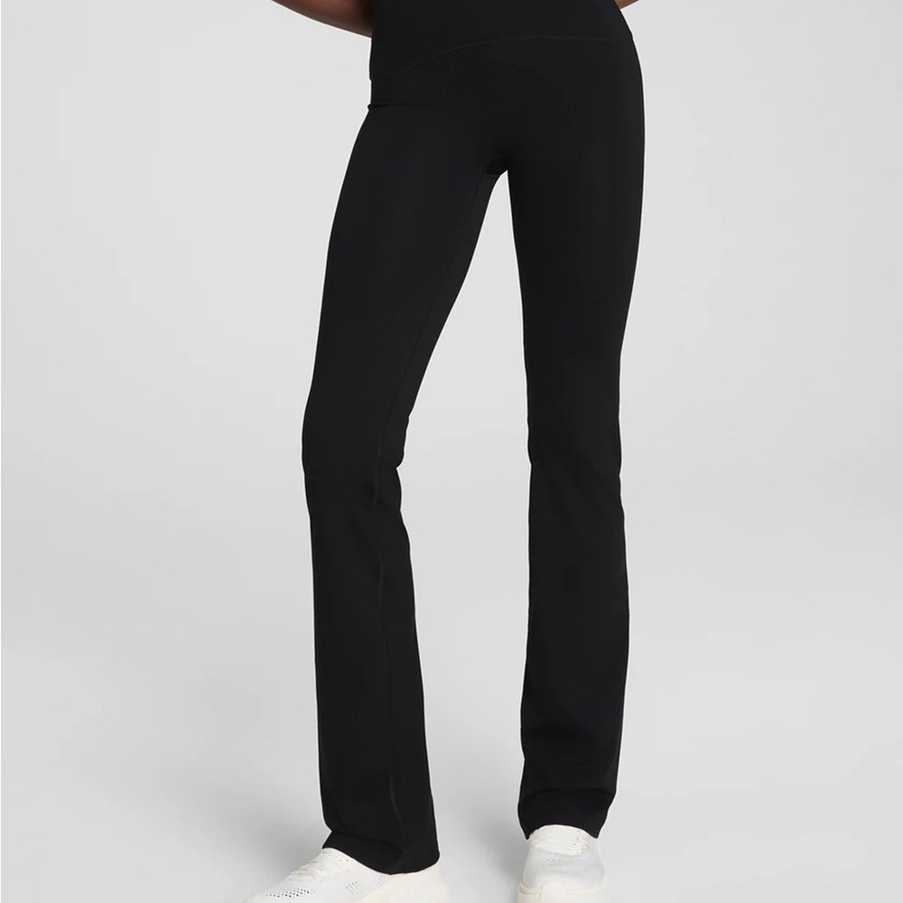 Spanx Booty Boost Flare Leggings Black Size S Sculpting High Rise